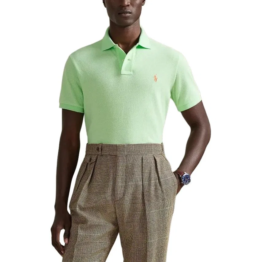 Поло с рифленой текстурой Polo Ralph Lauren, Green — фото 3
