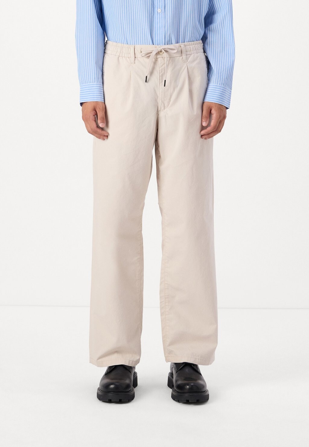

Брюки JPSTBILL JJJAMIE PLEATED JOGGER Jack & Jones, цвет Mottled Beige