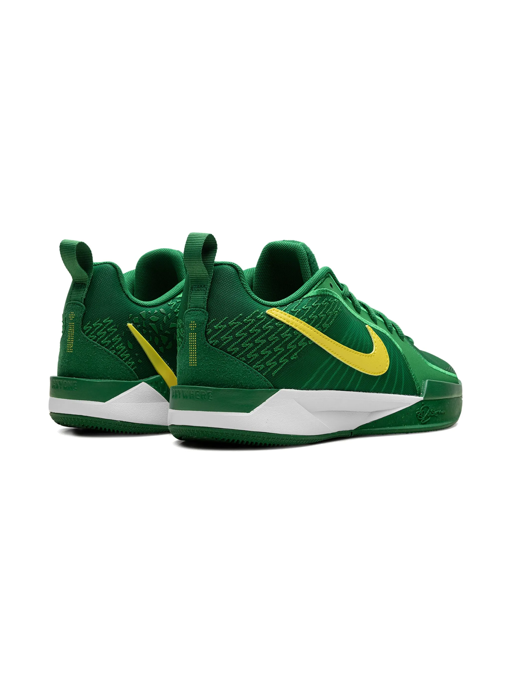 Кроссовки Sabrina 2 Apple Green/Yellow Strike Nike Kids, зеленый — фото 2