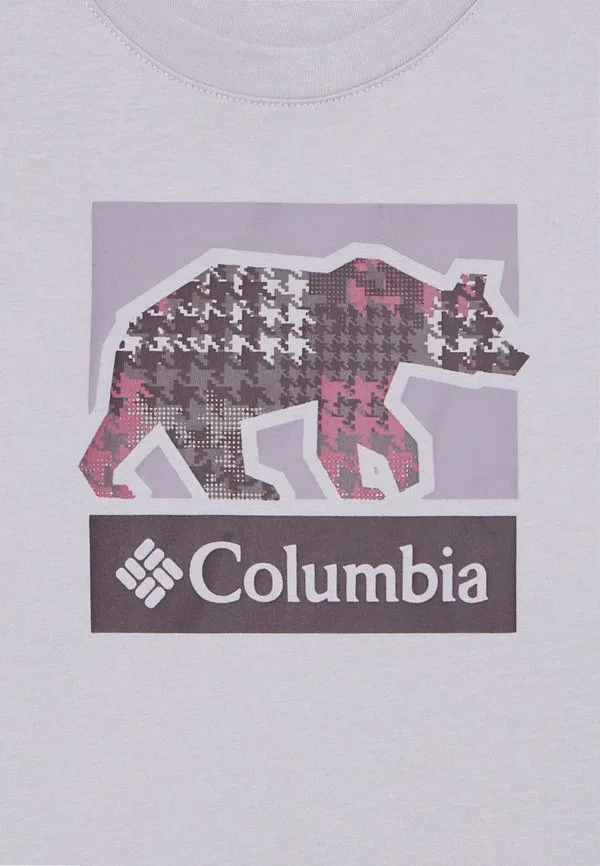 Футболка с длинными рукавами с графическим принтом "хейзелдел хилл" Columbia, Lavender Pearl — фото 4