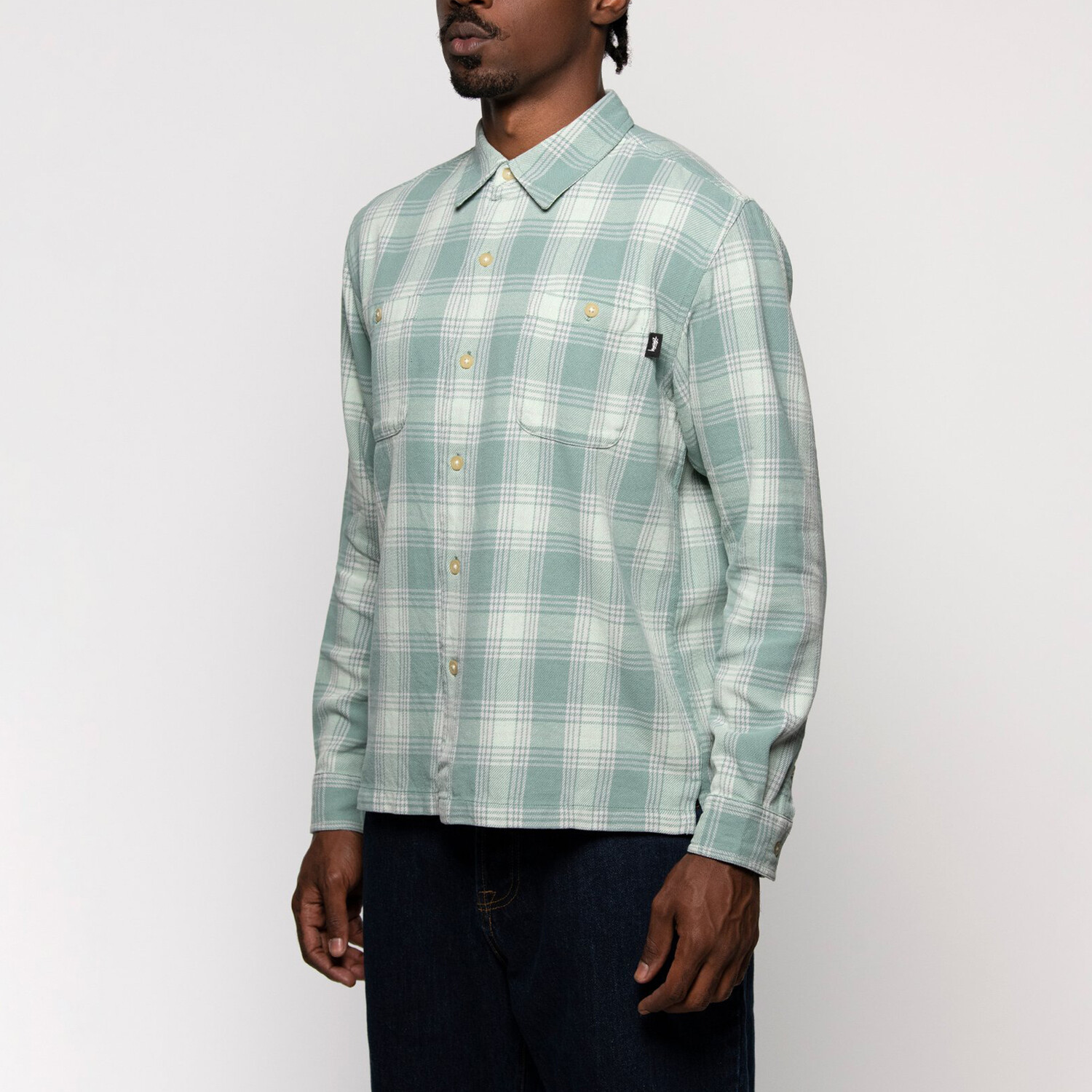 

Рубашка мужская Stussy, зеленый