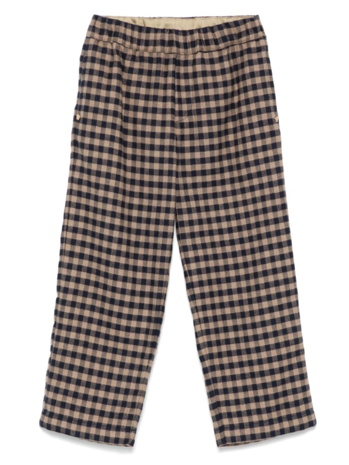 

Versace Kids брюки в клетку, нейтральный цвет