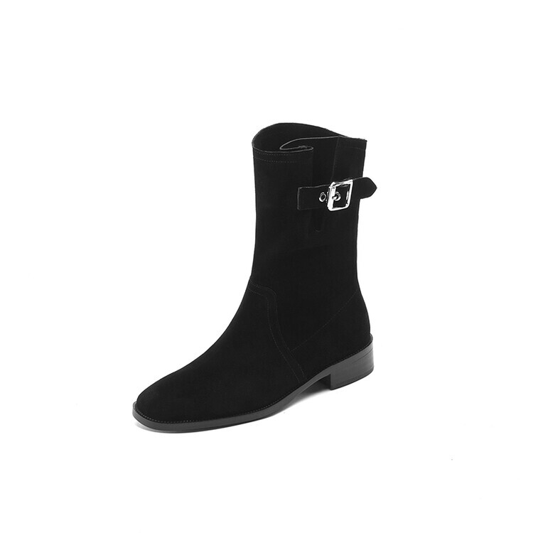 

Ботильоны женские Su Yanjiao, цвет Black Fleece-lined