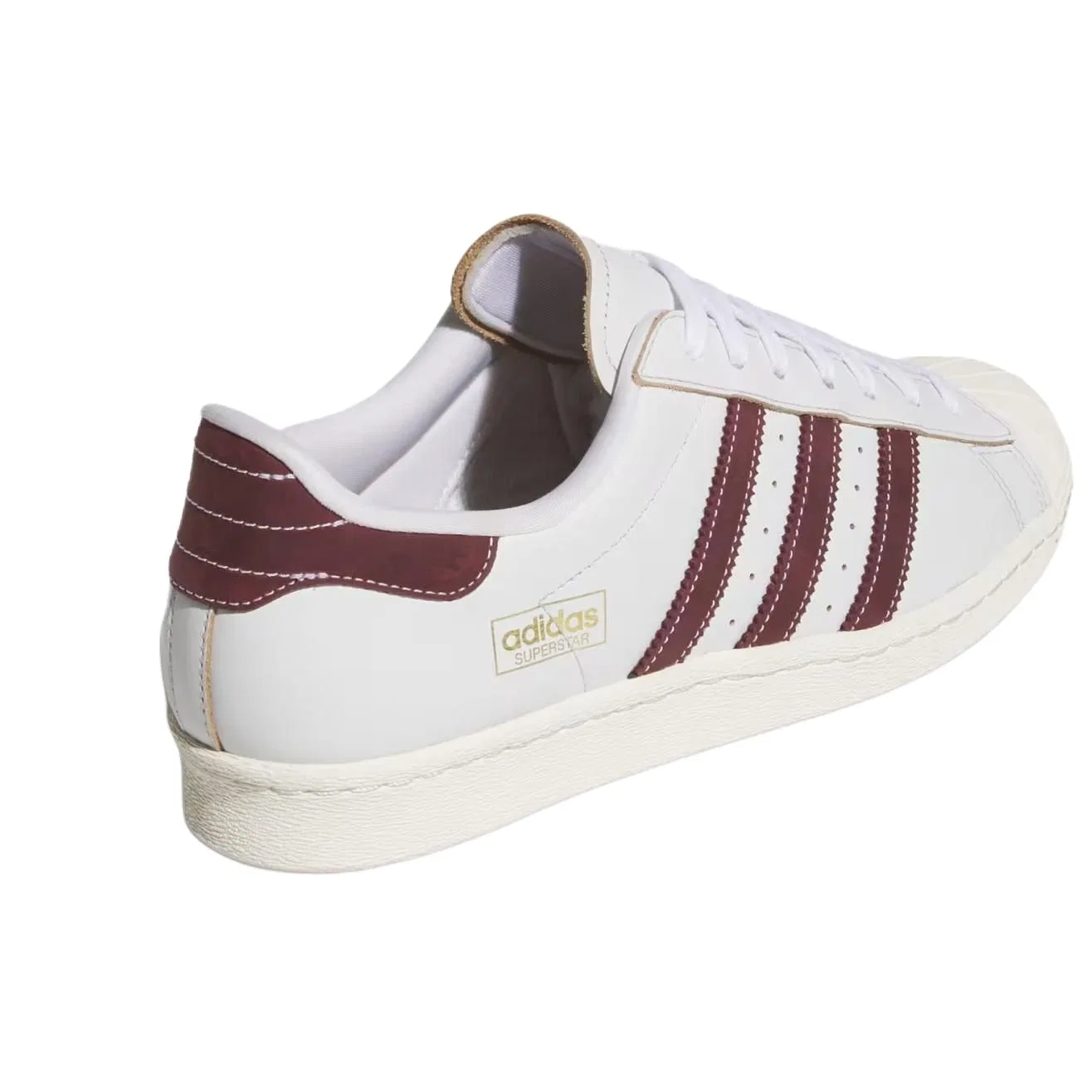 Кроссовки скейтборд Adidas Originals Superstar 80 ADV белые — фото 4