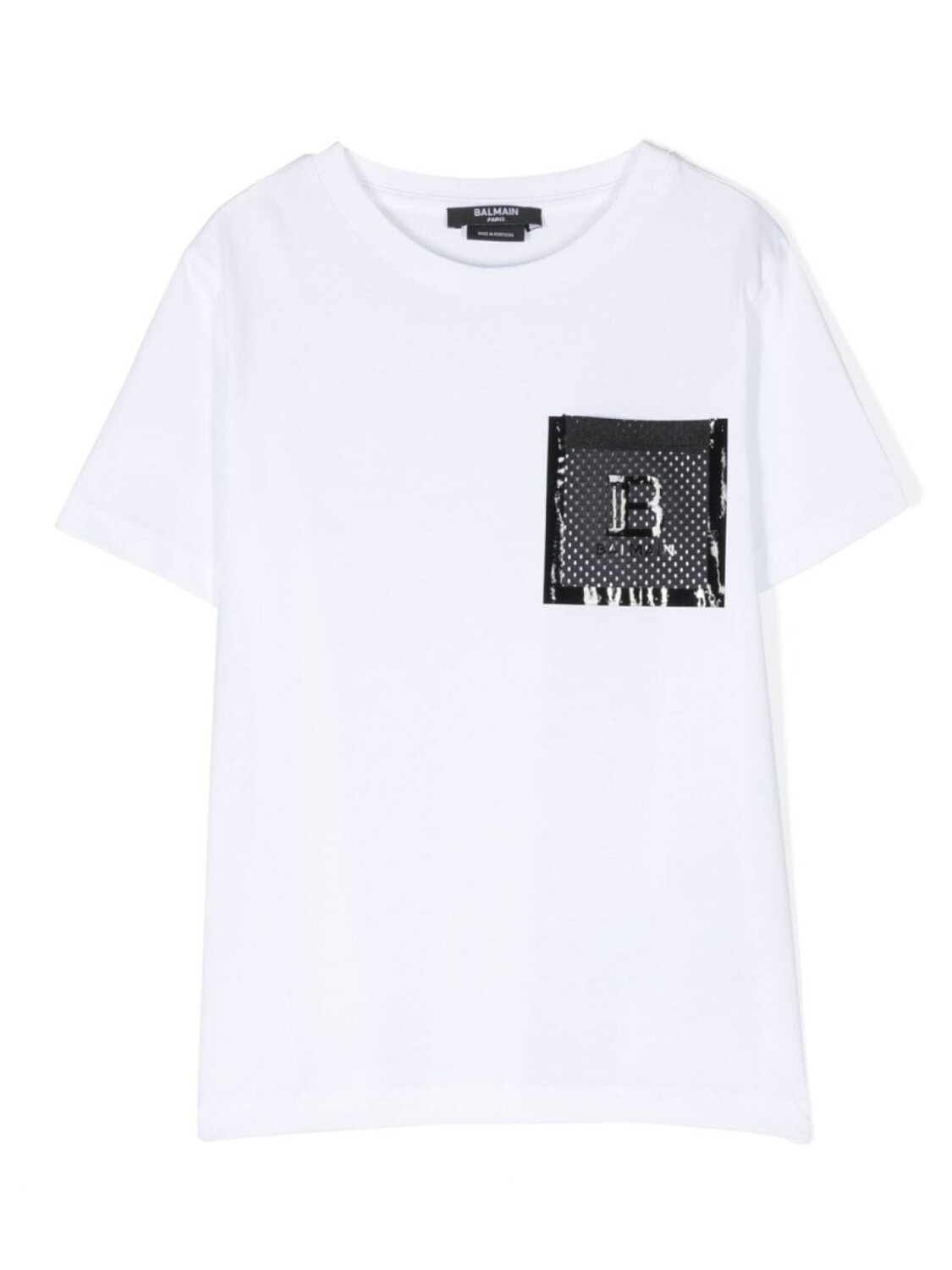 

Balmain Kids футболка с логотипом, белый