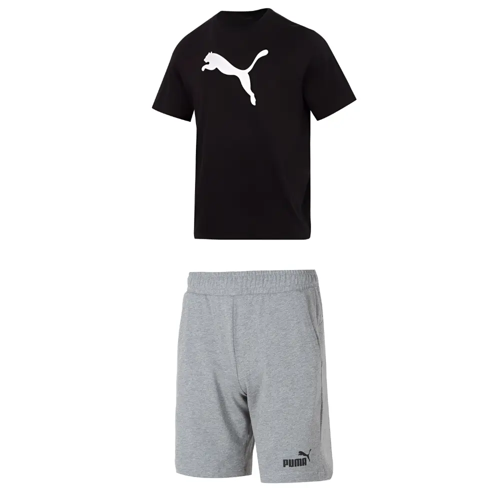 

Повседневная спортивная одежда для мужчин, черный+серый Puma, черный