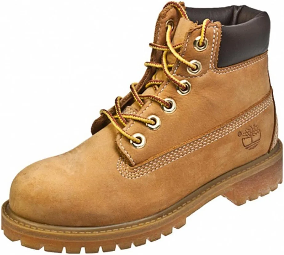 Водонепроницаемые ботинки Timberland унисекс, высота 6 дюймов (для младенцев) на шнуровке, желтый