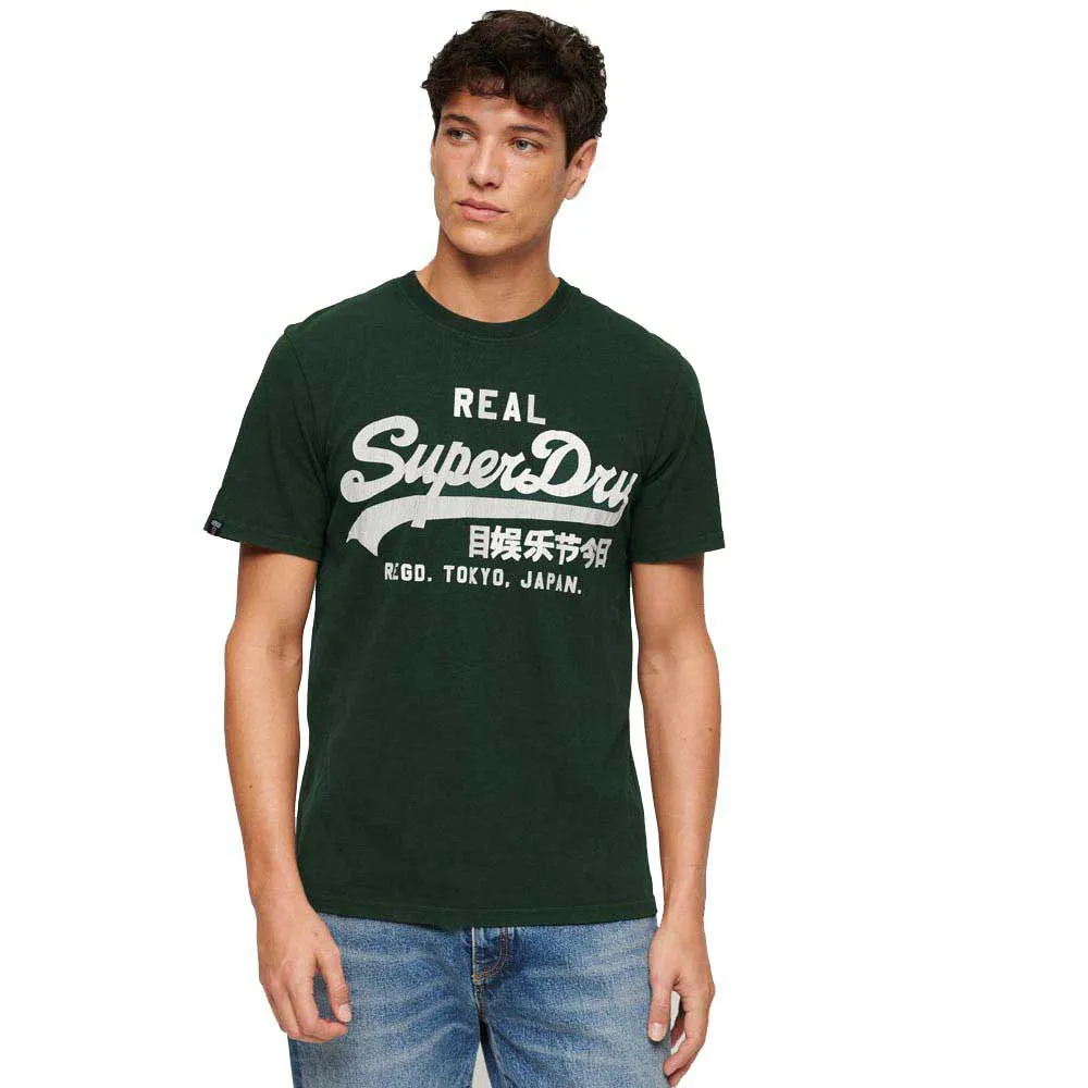 

Футболка Superdry Classic Vl Graphic, зеленый