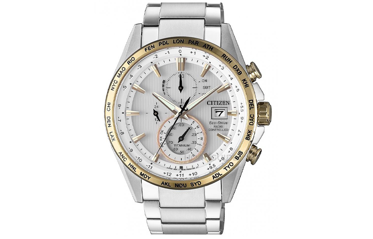 

CITIZEN Часы Ecology Drive Collection Light Powered Quartz Movement Stainless Steel Strap Watch Men's Watch Gray Dial, White Dial
