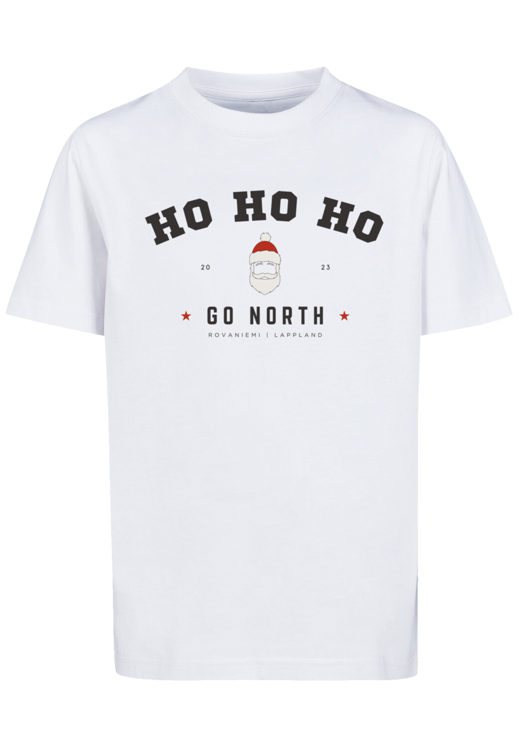 

Футболка F4NT4STIC Ho Ho Ho Santa Claus Weihnachten, белый