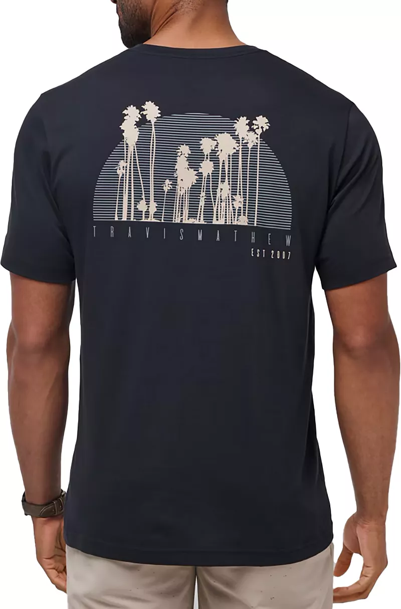 

Мужская футболка для гольфа TravisMathew Guess Again, черный