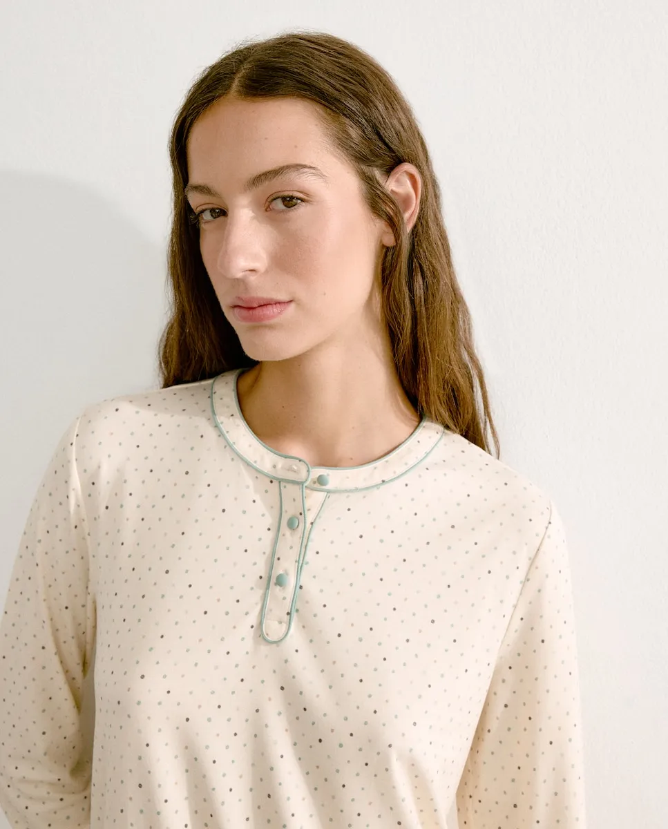 

Женская пижама в горошек Énfasis, белый