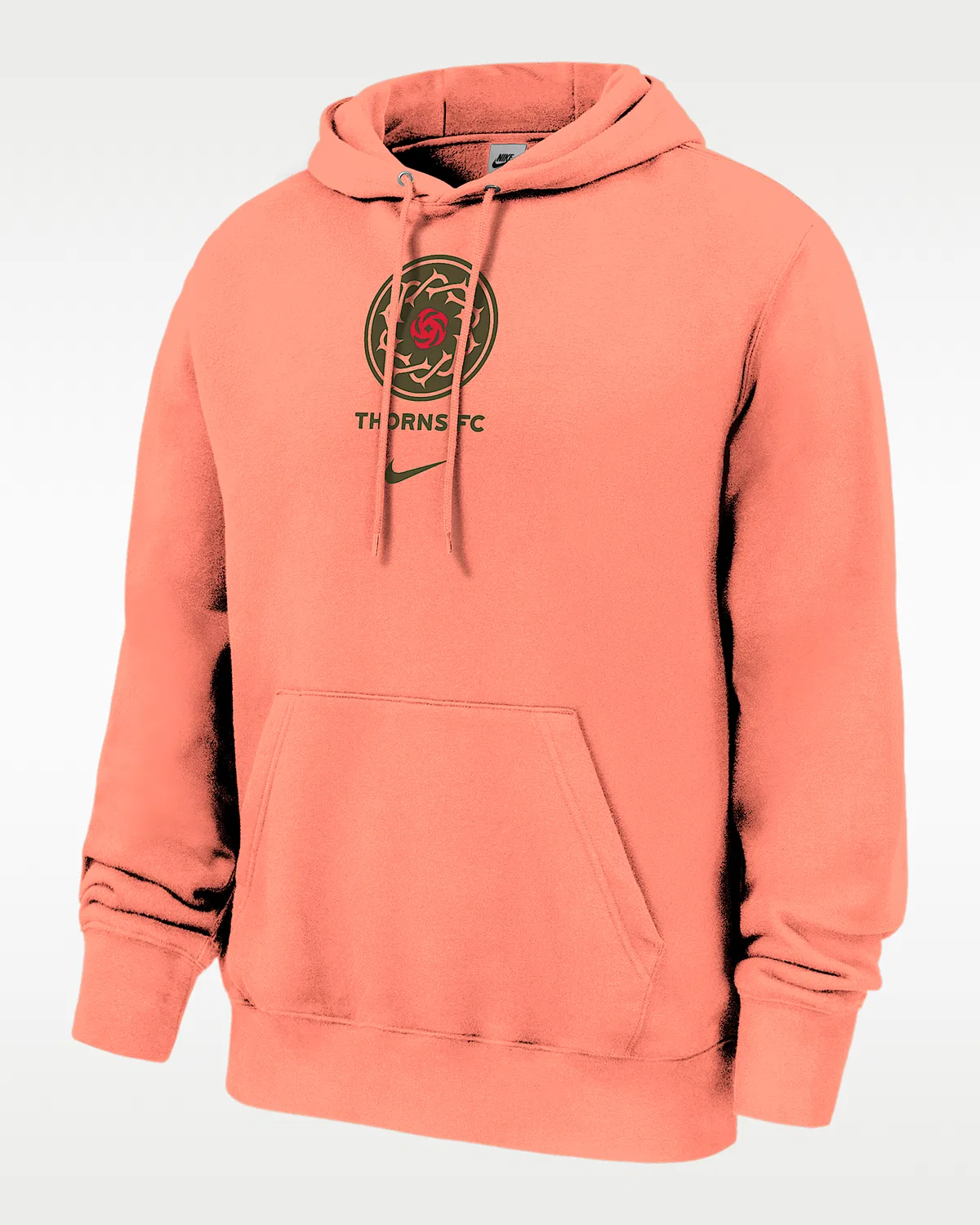 Мужская толстовка Nike NWSL Pullover Hoodie Portland Thorns Club Fleece, Atomic Pink