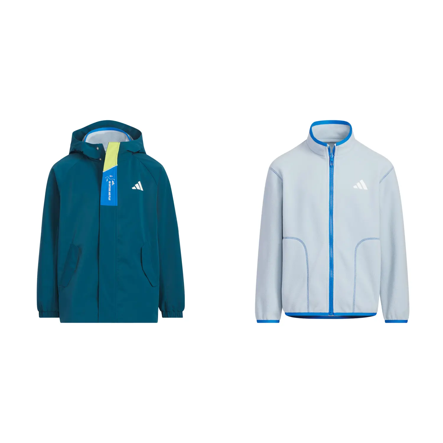 

Куртка SPORTSWEAR 2IN1 2 Pack Kids' Adidas, зеленый/желтый/синий