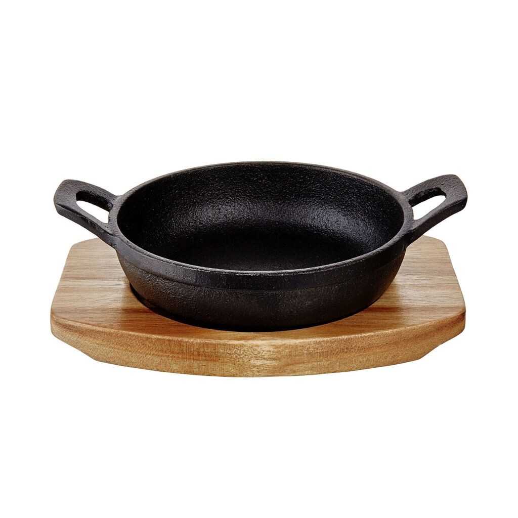 

Мини-кастрюля BUTLERS HOT IRON с деревянной подставкой Д 17 x Ш 12 см