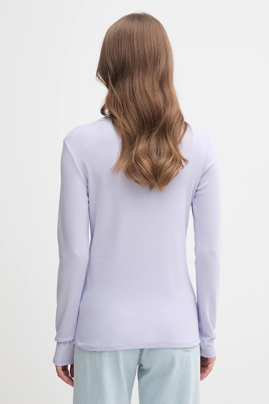 

Хлопковая водолазка United Colors Of Benetton, фиолетовый