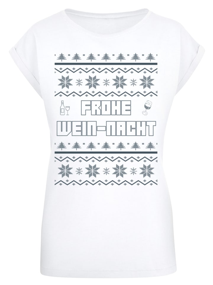 

F4NT4STIC Футболка "Happy Wine Night" белого цвета, Белый, F4NT4STIC Футболка "Happy Wine Night" белого цвета