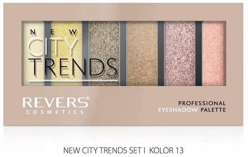 

Профессиональные тени для век 13 Revers City Trends Стойкие