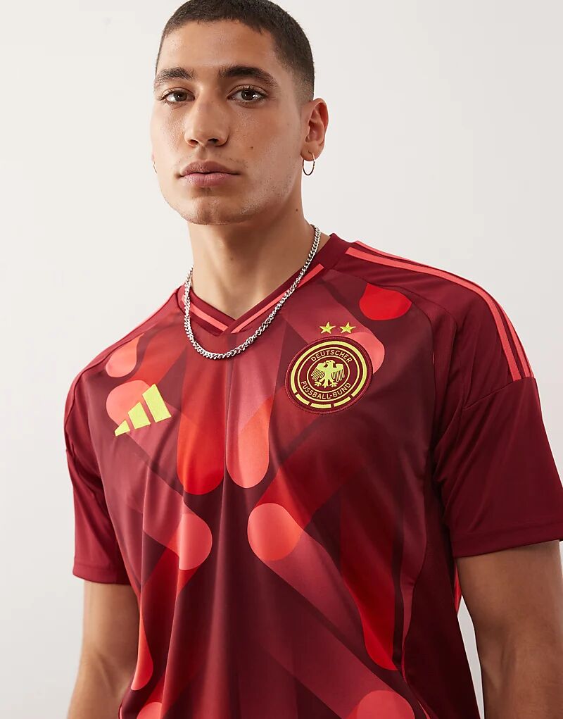 

Футболка adidas Football Germany 2025 в бордовом цвете Adidas Performance