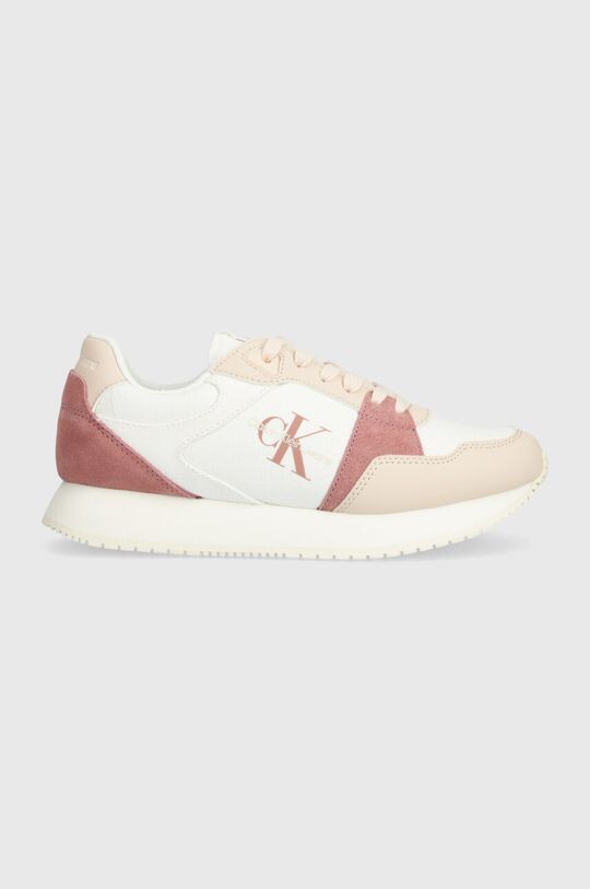 

Кроссовки RUNNER LOW LACE MIX ML BTW Calvin Klein Jeans, розовый