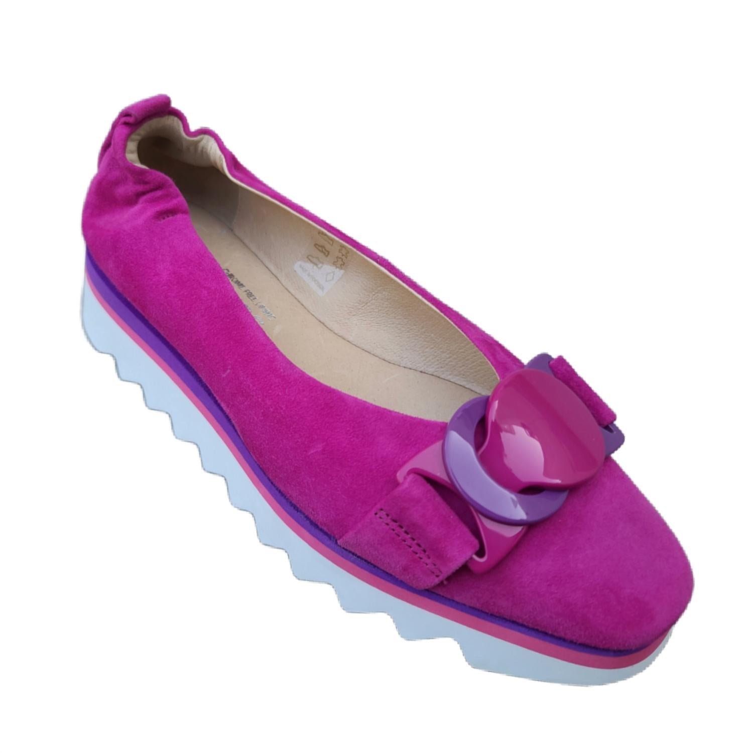 Женские замшевые лоферы Fuchsia Softwaves