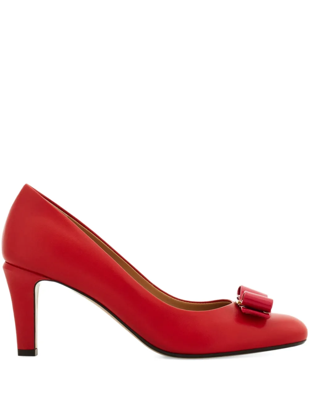 Туфли Vara Bow 70 Ferragamo, красный
