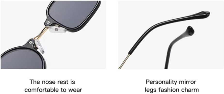 

Женские солнцезащитные очки, круглые солнцезащитные очки в стиле ретро, ​​мужские солнцезащитные очки с защитой от УФ-излучения UV400 LANGSER, Black Black