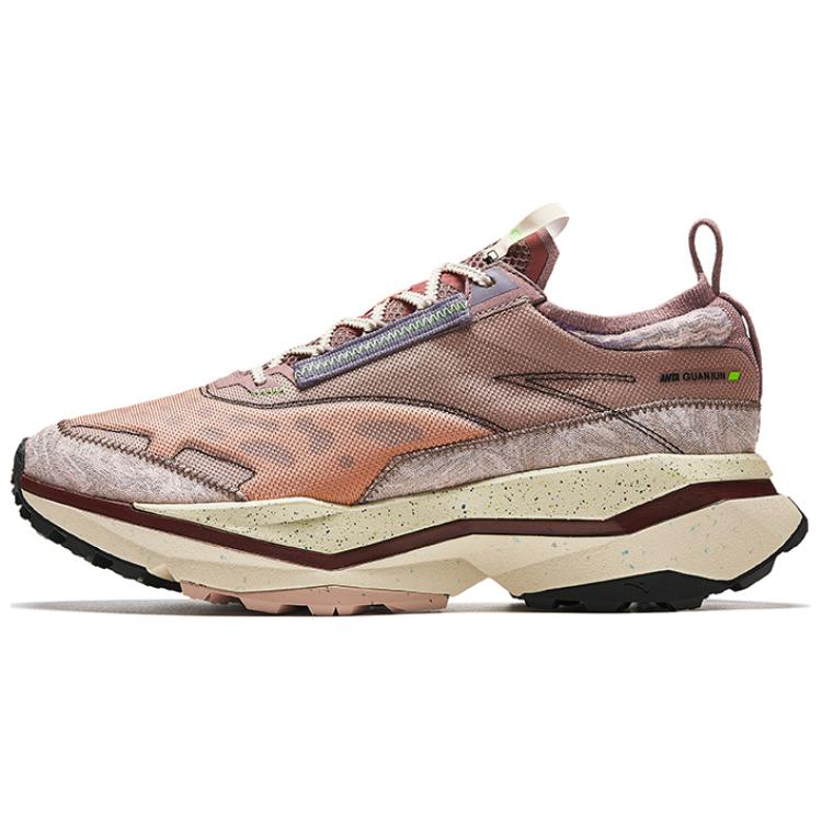 

Anta Champion Series Износостойкие Низкие Трейловые Беговые Кроссовки Мужские Коричнево-Красные, Кардиган Лотос/Темный Серо-Коричневый/Пыльно-Фиолетовый Серый