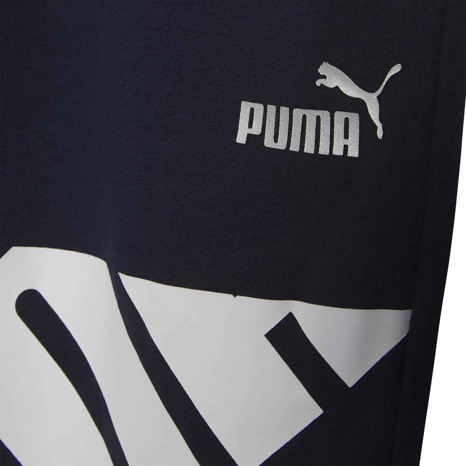 Детские спортивные штаны Puma с логотипом Core Logo, Puma Navy — фото 4