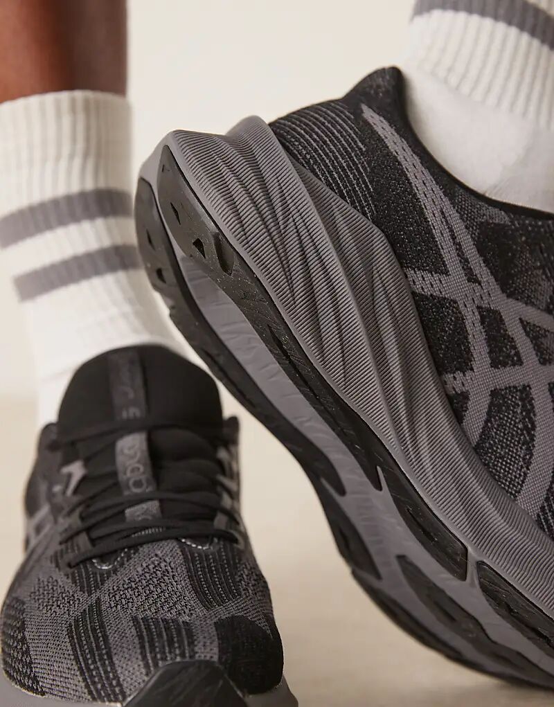 Кроссовки для бега Asics Dynablast 5 в карбоновом и черном цветах — фото 4