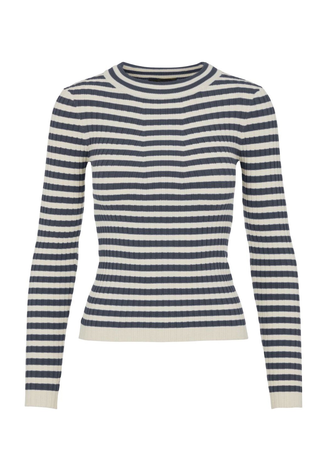 

Вязаный женский свитер с круглым вырезом PIECES, цвет Ombre Blue