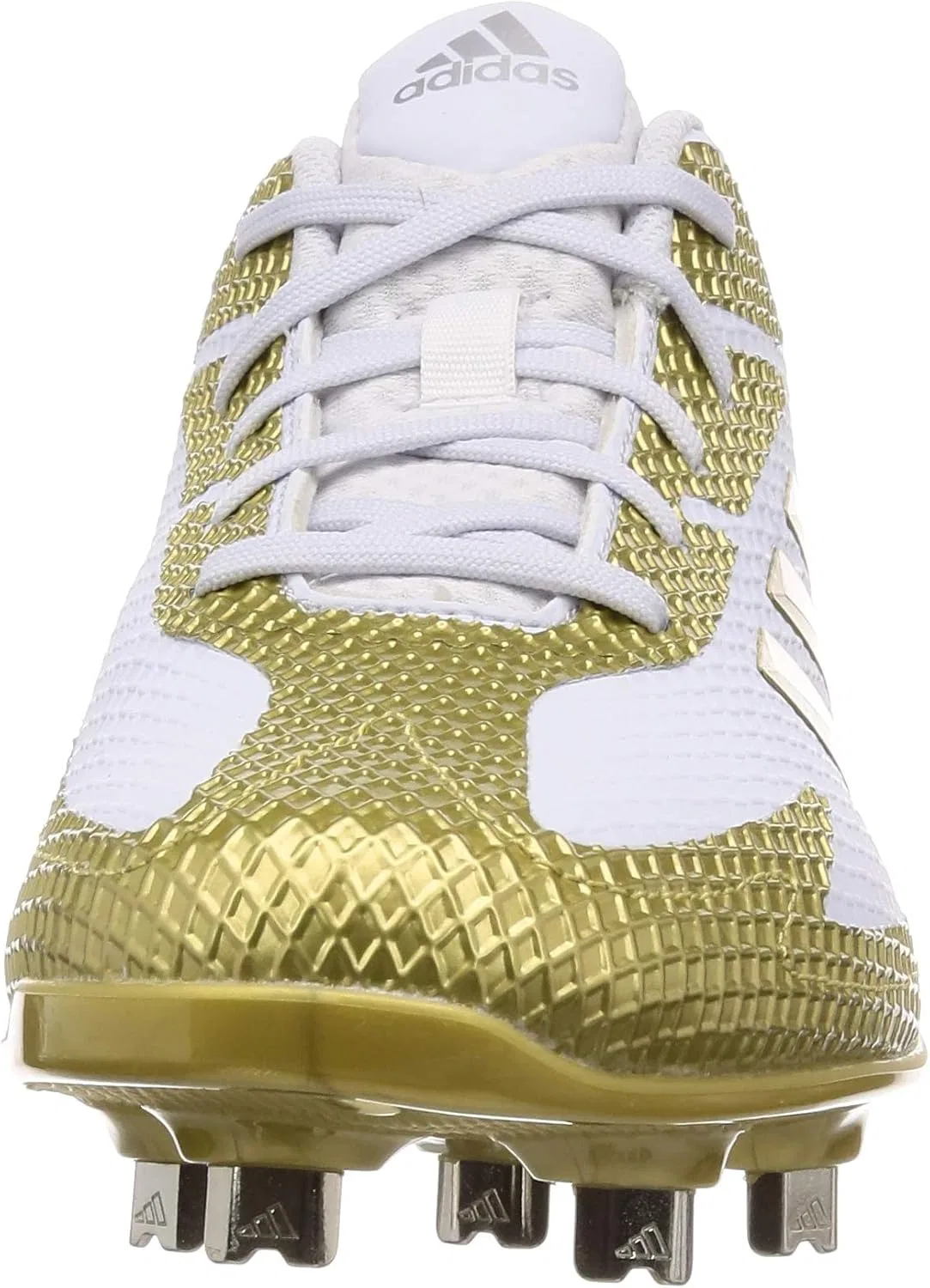 Бейсбольные кроссовки Adidas Adizero Stable Low HL, White Gold — фото 2