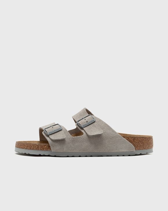 

Сандалии Birkenstock Arizona Suede Leather, цвет stone coin