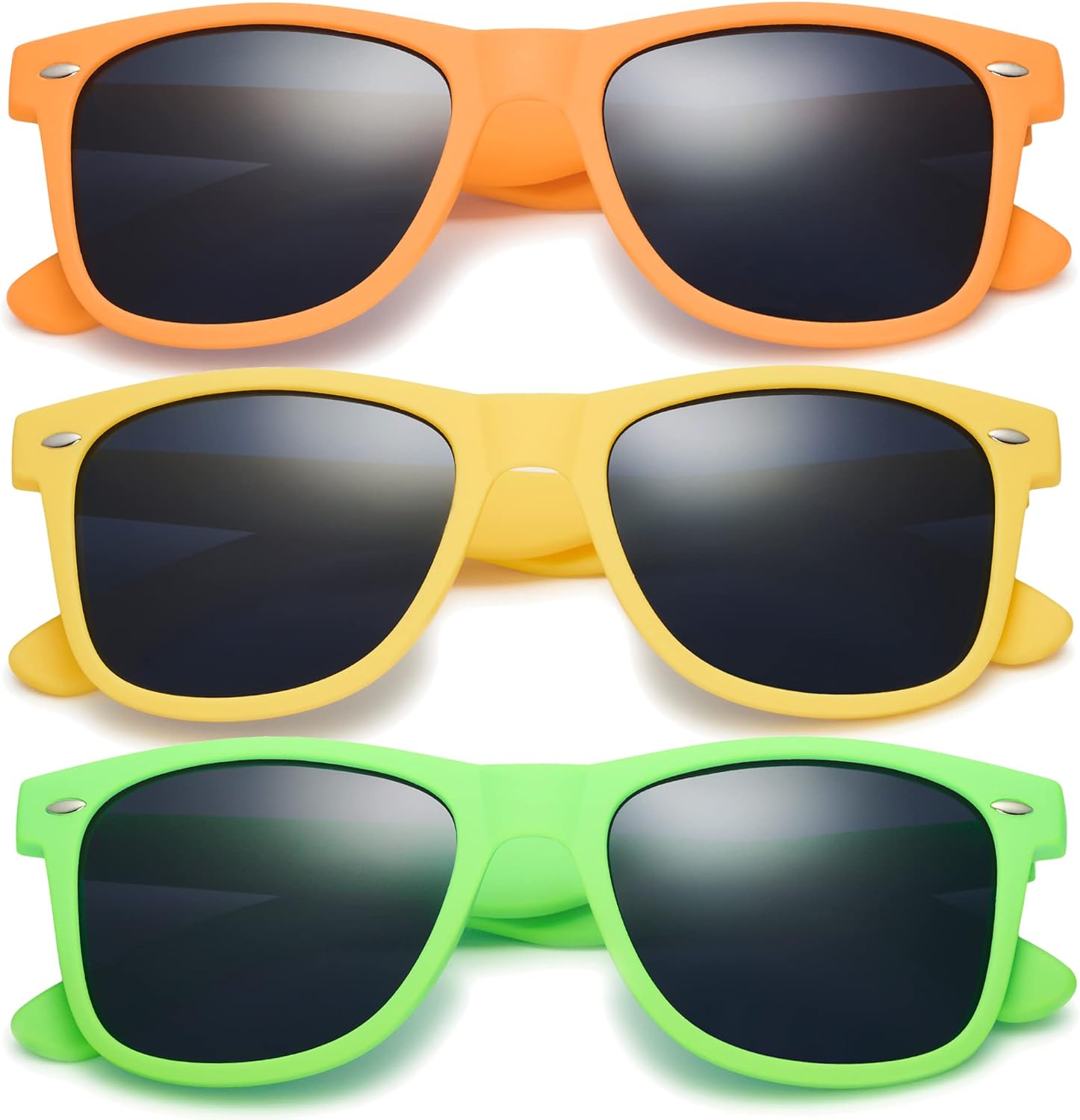 

Ретро-очки Rewind Classic с поляризацией, для мужчин и женщин, защита от ультрафиолета UV400, стильные и модные, унисекс Retro Rewind, 3-pack: Tangerine + Yellow + Lime