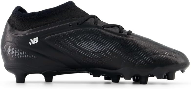 Детские кроссовки New Balance Tekela Team Low Laced Fg V5 (унисекс), белый/черный — фото 3