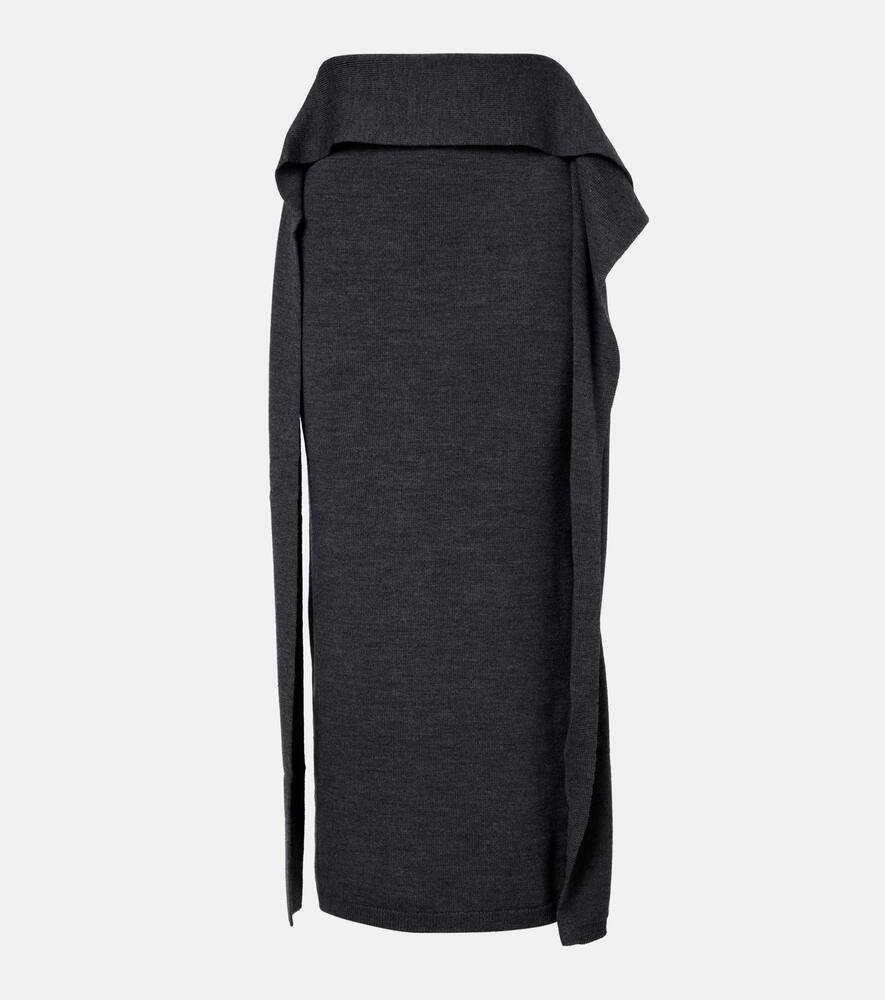 

Шерстяная макси-юбка tier Entire Studios, Shadow