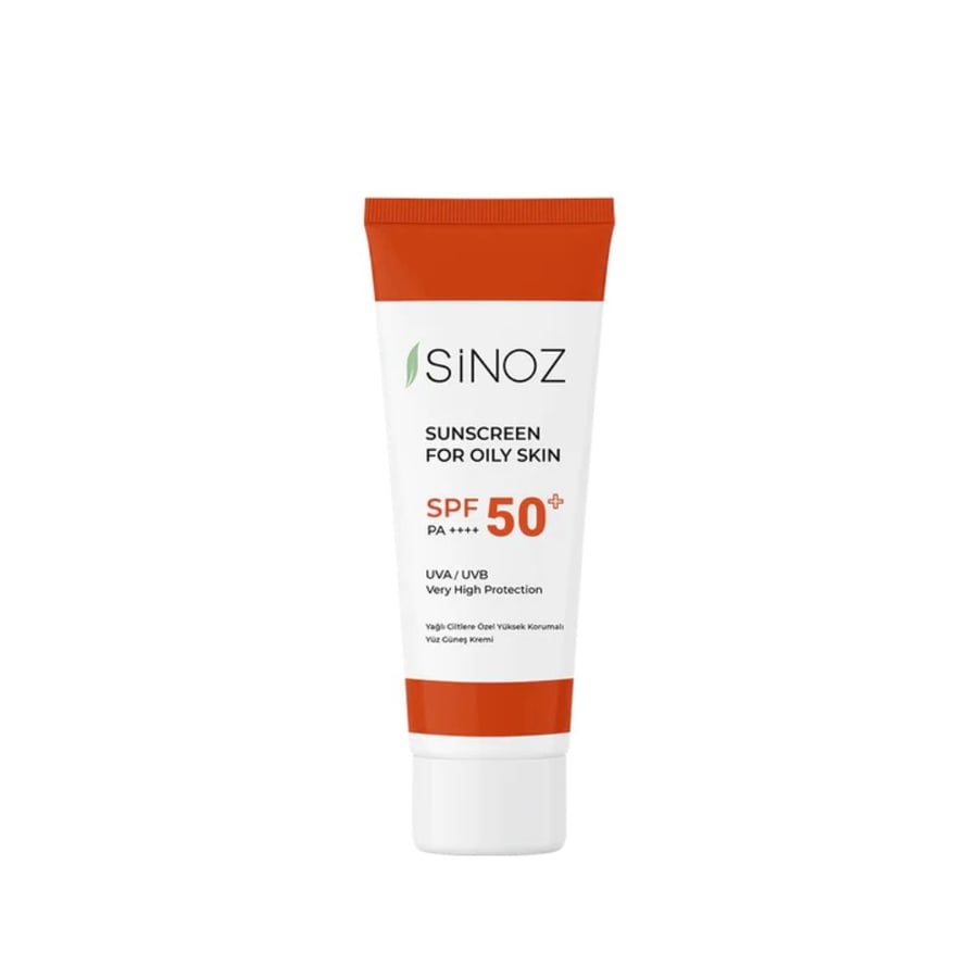 

Sinoz, Солнцезащитный крем для жирной кожи SPF 50+ UVA/UVB PA++++, 50 мл