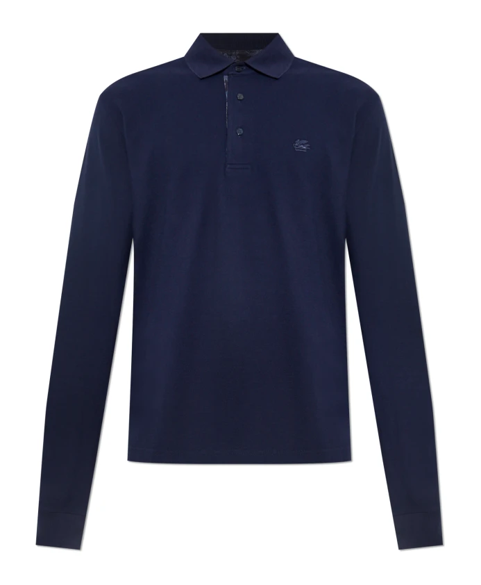 

Поло с логотипом Etro, синий