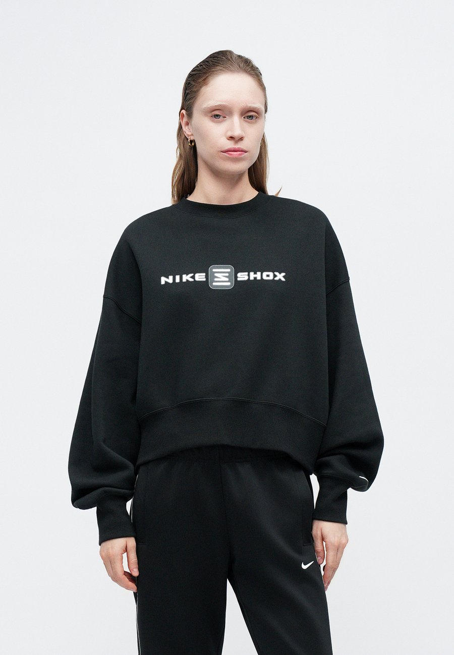Толстовка Nike Sportswear SHOX PHOENIX CREW, Black — фото 4