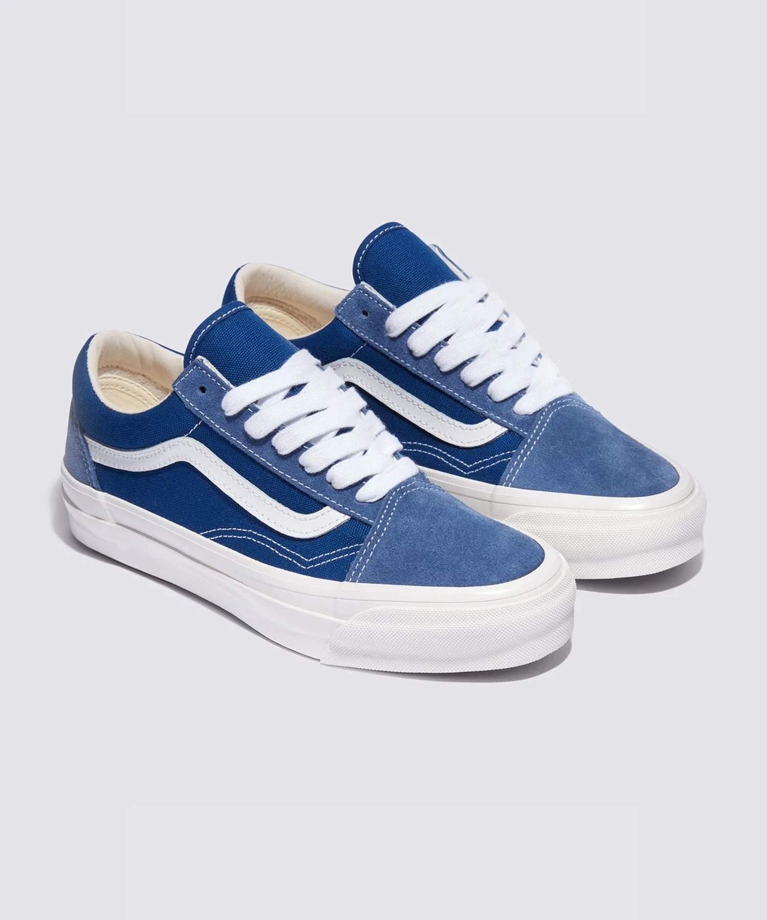 Унисекс кроссовки VANS Old Skool SUEDE синие — фото 2