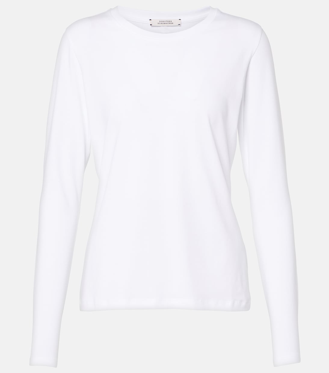 

Футболка All Time Favorites из хлопковой смеси Dorothee Schumacher, Camellia White