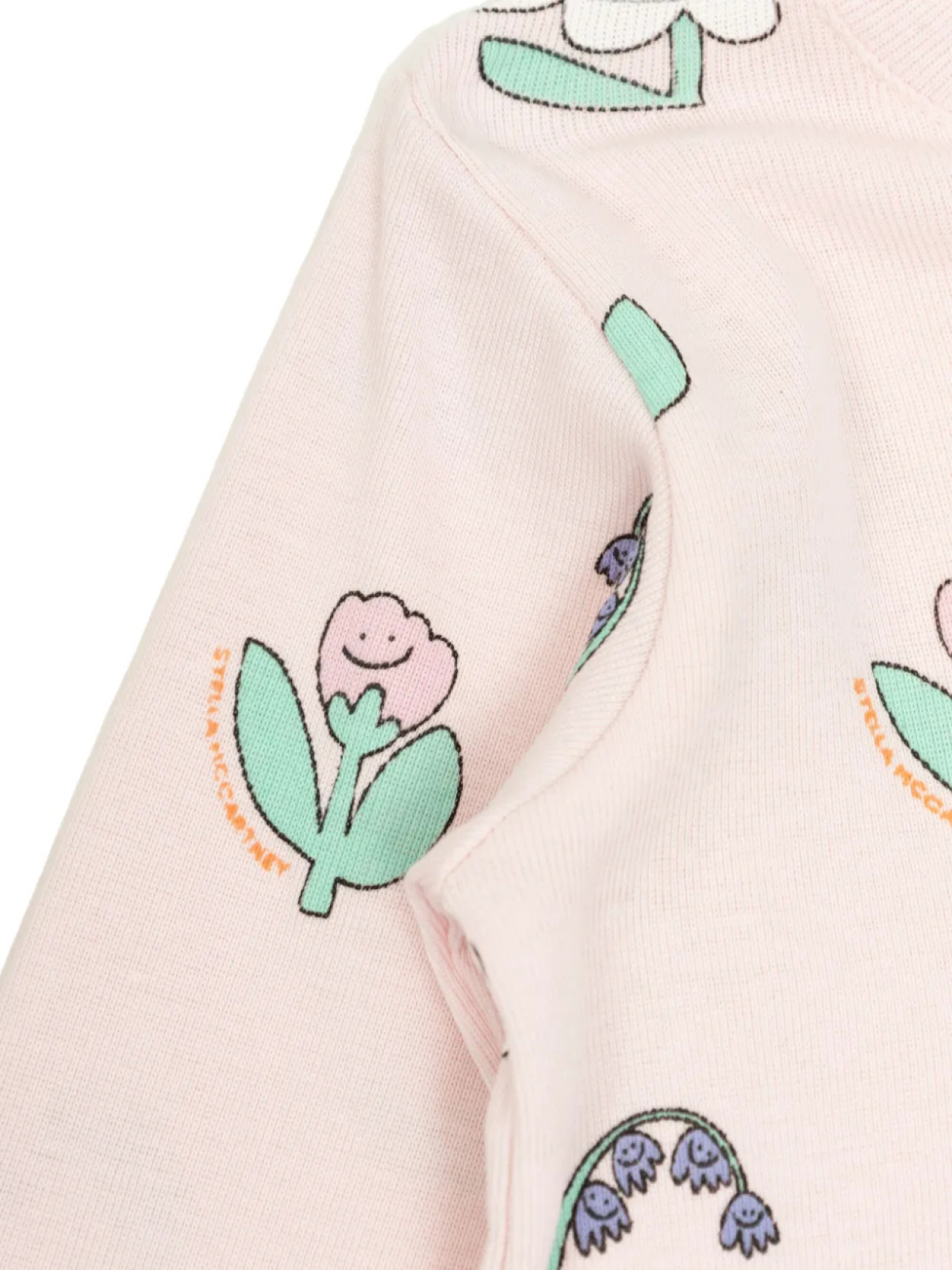 Комплект брюк с цветочным принтом Stella McCartney Kids, розовый — фото 4