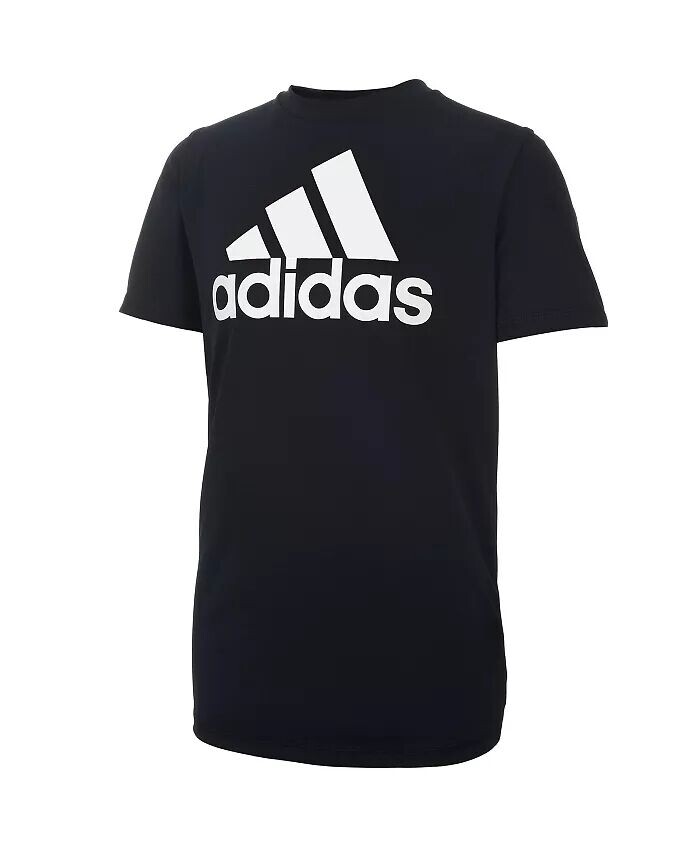

Футболка с логотипом Aeroready Performance для больших мальчиков с короткими рукавами Adidas, черный