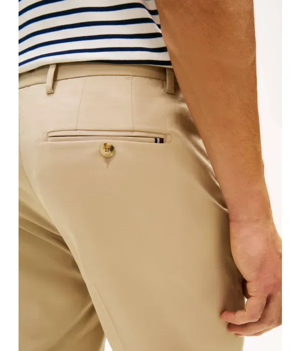 Брюки чинос Denton slim fit Tommy Hilfiger, бежевый — фото 4