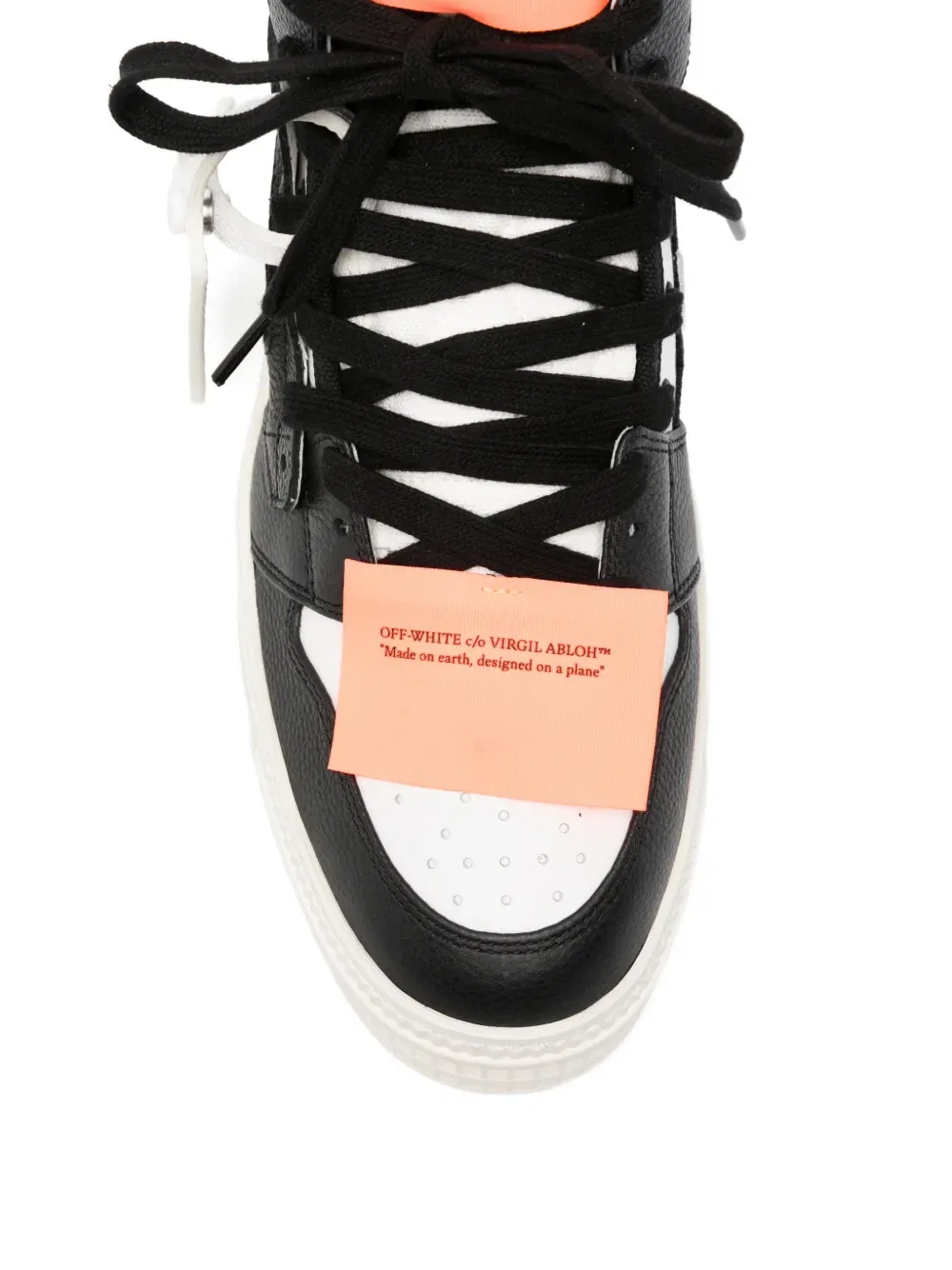 Высокие кроссовки на шнуровке Off-White, черный — фото 4