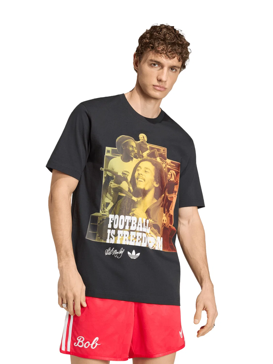 Футболка Adidas Originals черного цвета — фото 2