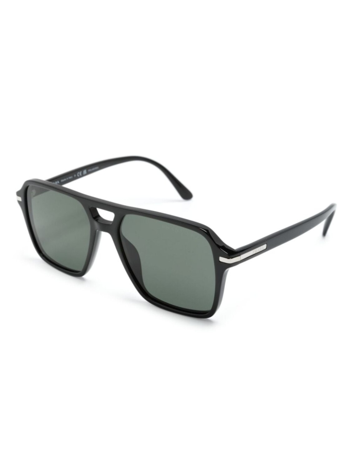 Солнцезащитные очки-навигаторы Prada Eyewear, черный — фото 2