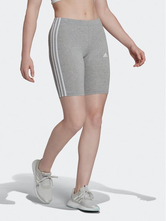 Спортивные шорты Essentials 3-Stripes Bike Shorts HF5956 Adidas, серый — фото 2