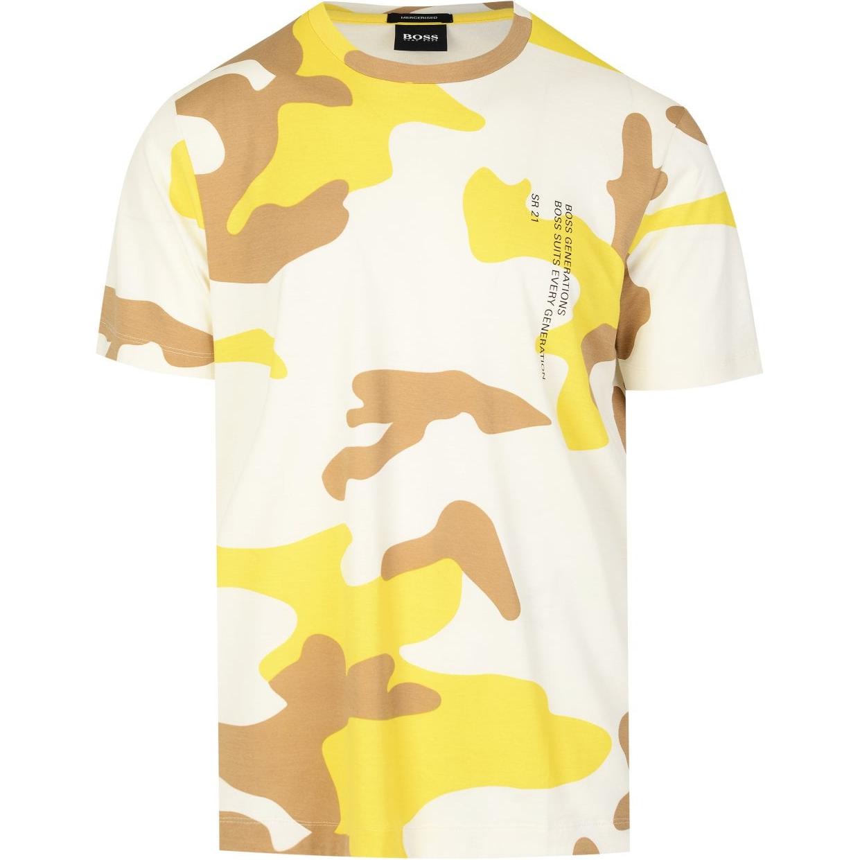 

HUGO BOSS Футболка мужская желтая