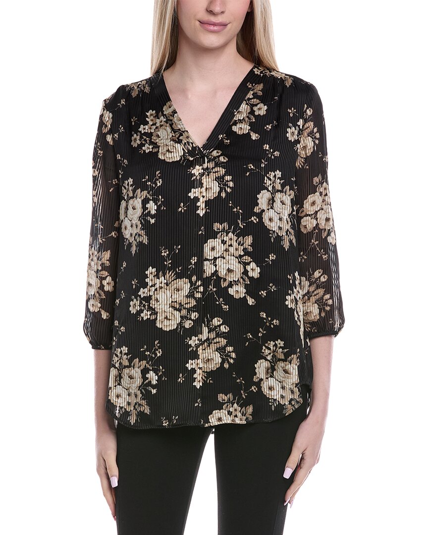

Туника Jones New York с рукавами 3/4 и V-образным вырезом Jones New York, черный